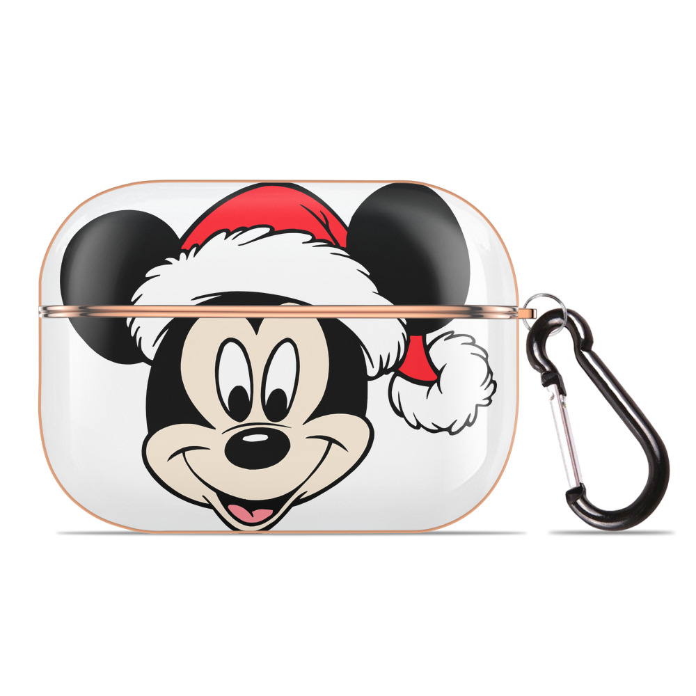 （画像用） ミッキーマウス Mickey Mouse 【AirPods Pro用】ハードシェル保護ケース｜耐衝撃・防指紋・カラビナ付き商品仕様