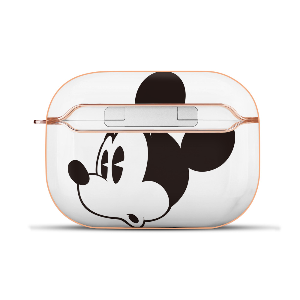 （画像用） ミッキーマウス Mickey Mouse 【AirPods Pro用】ハードシェル保護ケース｜耐衝撃・防指紋・カラビナ付き商品仕様