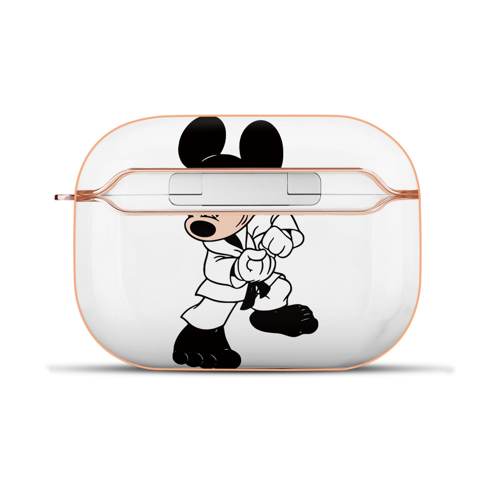 （画像用） ミッキーマウス Mickey Mouse 【AirPods Pro用】ハードシェル保護ケース｜耐衝撃・防指紋・カラビナ付き商品仕様