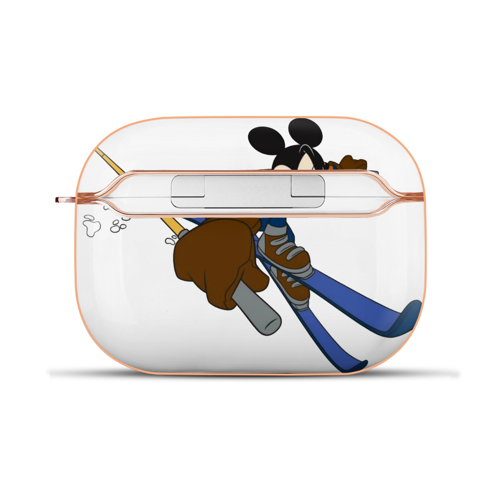 （画像用） ミッキーマウス Mickey Mouse 【AirPods Pro用】ハードシェル保護ケース｜耐衝撃・防指紋・カラビナ付き商品仕様