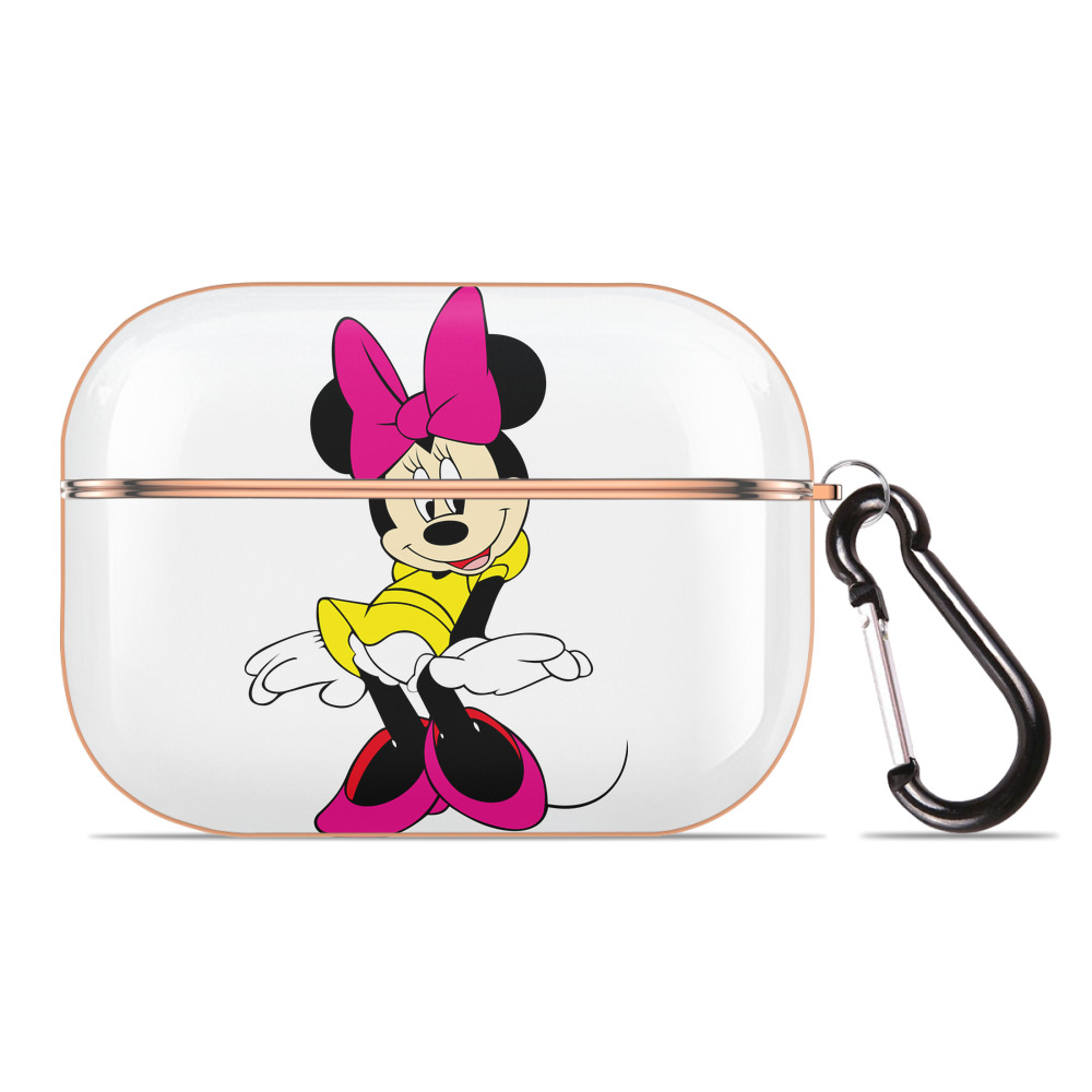 （画像用） ミッキーマウス Mickey Mouse 【AirPods Pro用】ハードシェル保護ケース｜耐衝撃・防指紋・カラビナ付き商品仕様