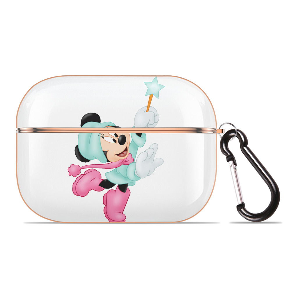 （画像用） ミッキーマウス Mickey Mouse 【AirPods Pro用】ハードシェル保護ケース｜耐衝撃・防指紋・カラビナ付き商品仕様