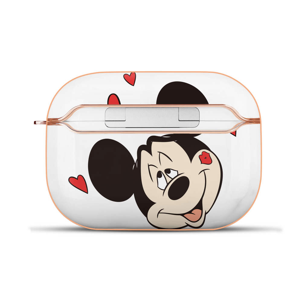 （画像用） ミッキーマウス Mickey Mouse 【AirPods Pro用】ハードシェル保護ケース｜耐衝撃・防指紋・カラビナ付き商品仕様