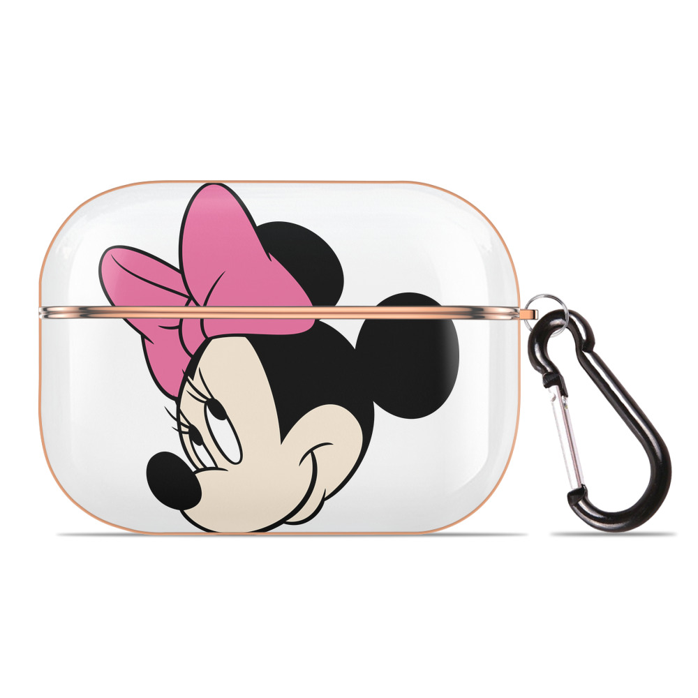 （画像用） ミッキーマウス Mickey Mouse 【AirPods Pro用】ハードシェル保護ケース｜耐衝撃・防指紋・カラビナ付き商品仕様