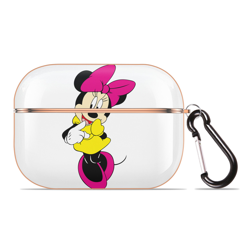 （画像用） ミッキーマウス Mickey Mouse 【AirPods Pro用】ハードシェル保護ケース｜耐衝撃・防指紋・カラビナ付き商品仕様