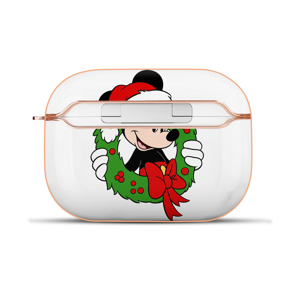（画像用） ミッキーマウス Mickey Mouse 【AirPods Pro用】ハードシェル保護ケース｜耐衝撃・防指紋・カラビナ付き商品仕様