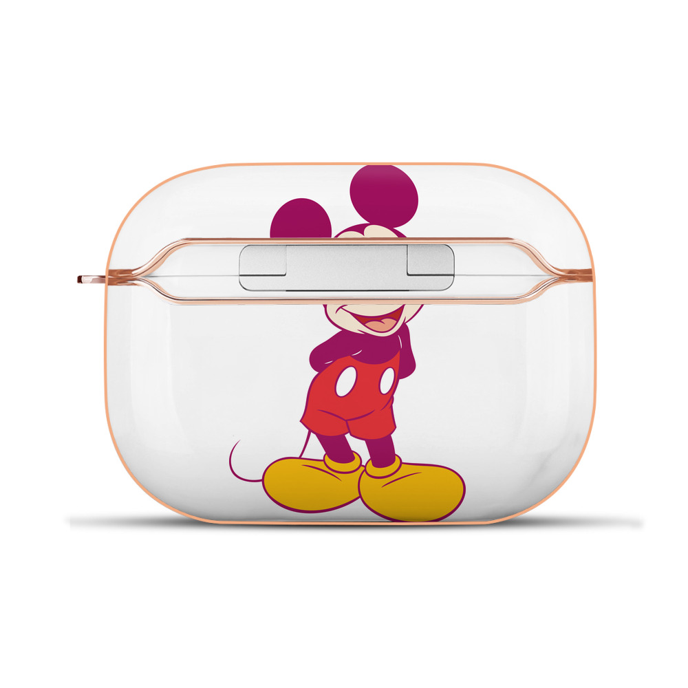 （画像用） ミッキーマウス Mickey Mouse 【AirPods Pro用】ハードシェル保護ケース｜耐衝撃・防指紋・カラビナ付き商品仕様