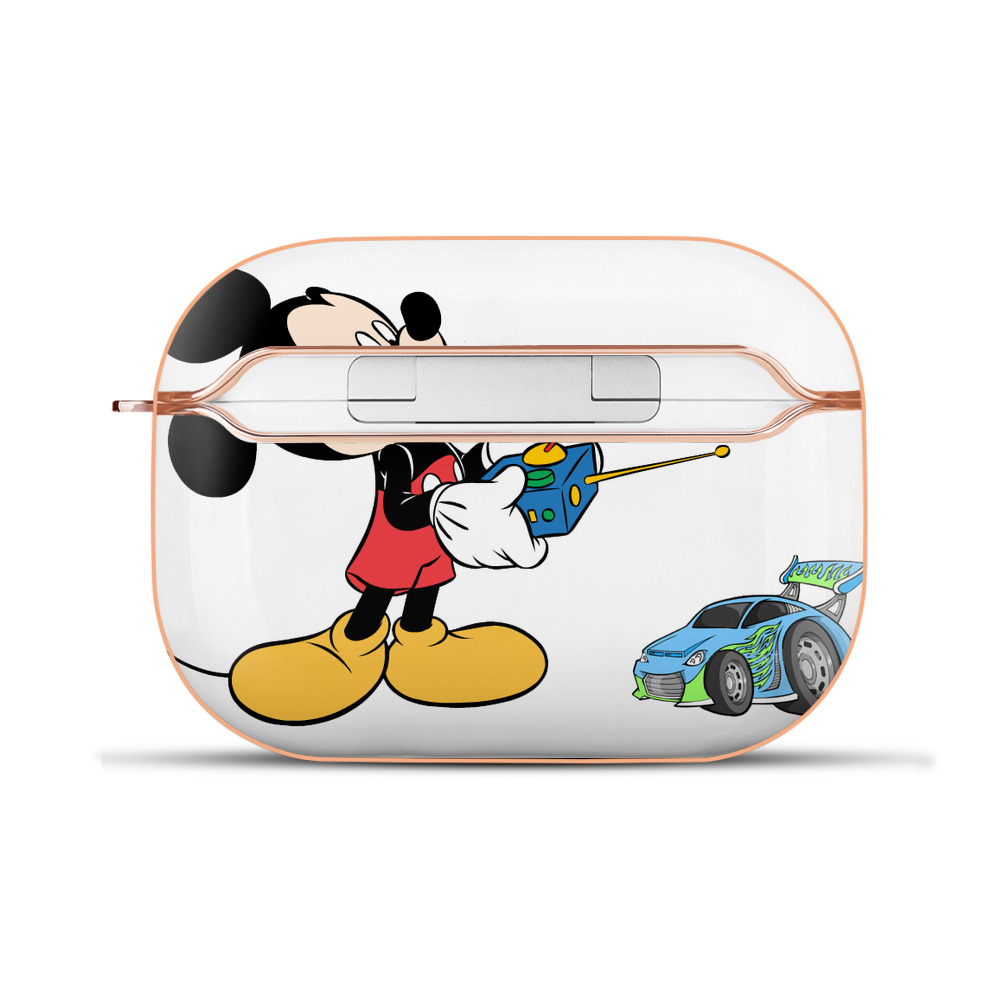 （画像用） ミッキーマウス Mickey Mouse 【AirPods Pro用】ハードシェル保護ケース｜耐衝撃・防指紋・カラビナ付き商品仕様
