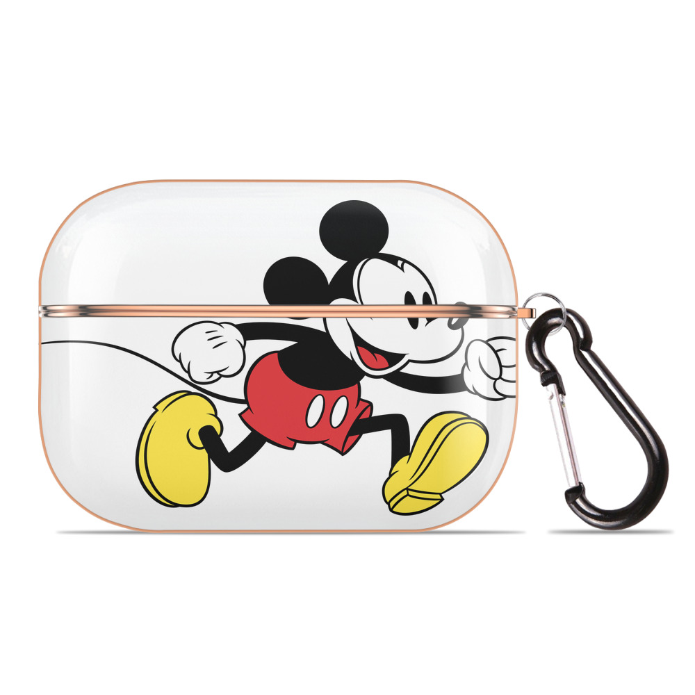 （画像用） ミッキーマウス Mickey Mouse 【AirPods Pro用】ハードシェル保護ケース｜耐衝撃・防指紋・カラビナ付き商品仕様