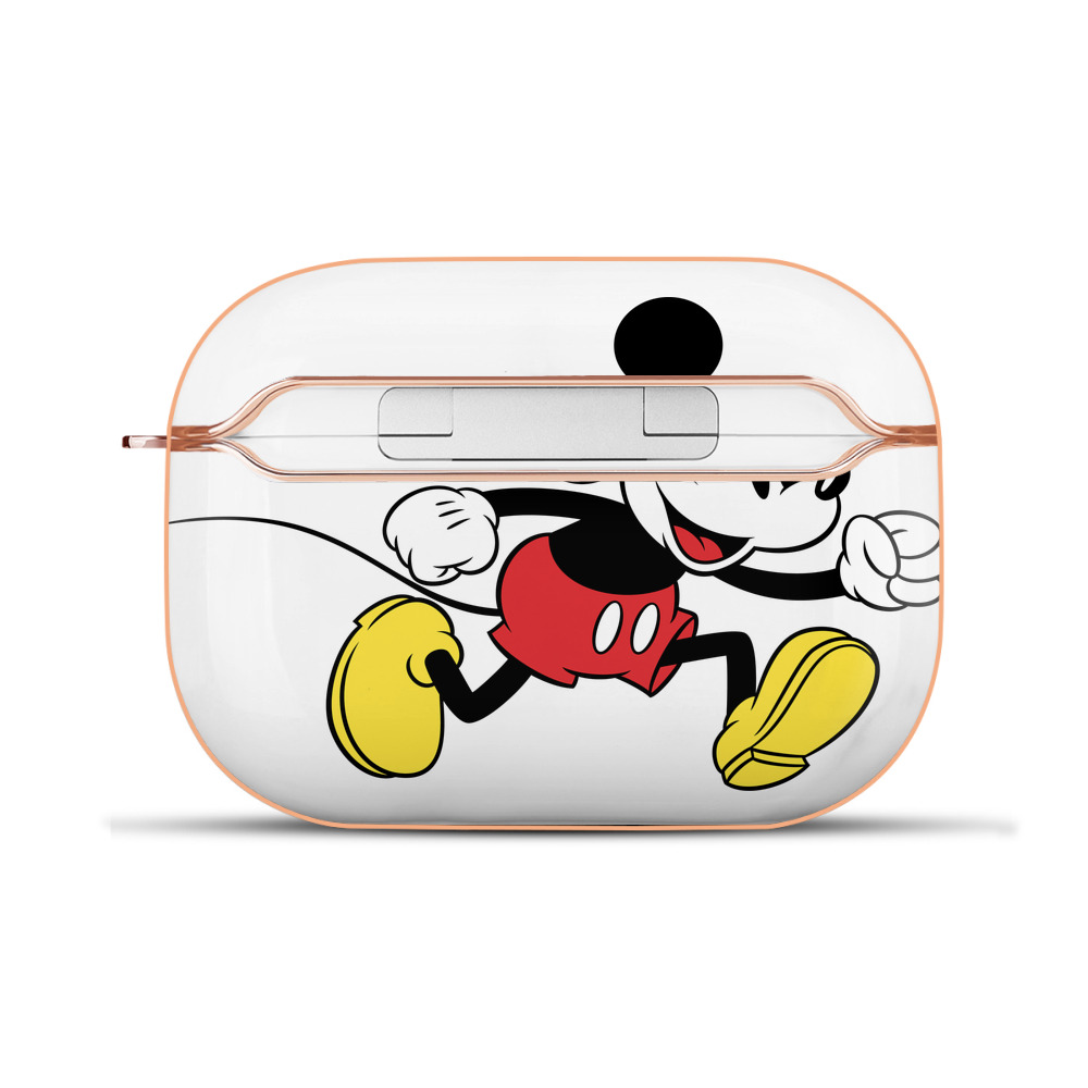 （画像用） ミッキーマウス Mickey Mouse 【AirPods Pro用】ハードシェル保護ケース｜耐衝撃・防指紋・カラビナ付き商品仕様