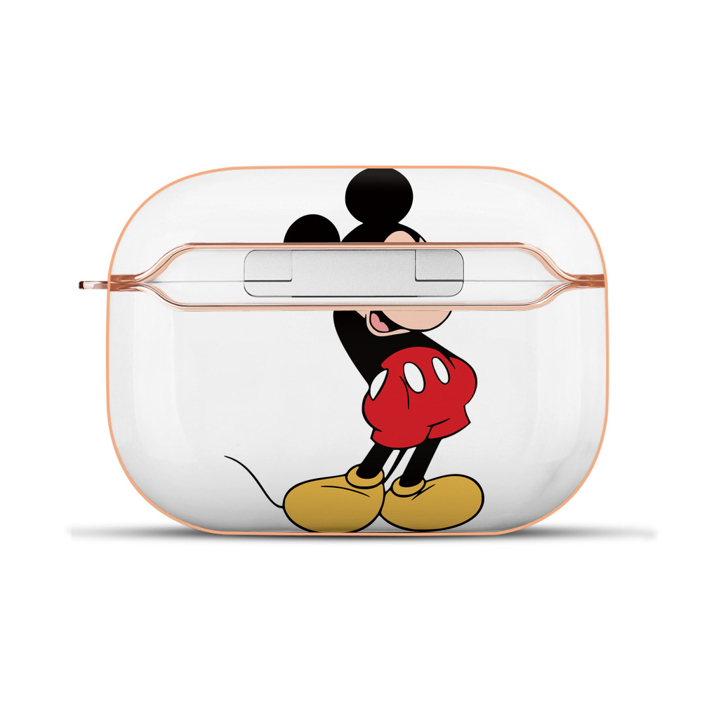 （画像用） ミッキーマウス Mickey Mouse 【AirPods Pro用】ハードシェル保護ケース｜耐衝撃・防指紋・カラビナ付き商品仕様