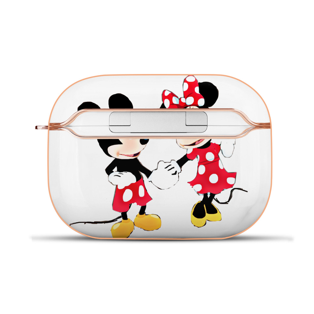 （画像用） ミッキーマウス Mickey Mouse 【AirPods Pro用】ハードシェル保護ケース｜耐衝撃・防指紋・カラビナ付き商品仕様