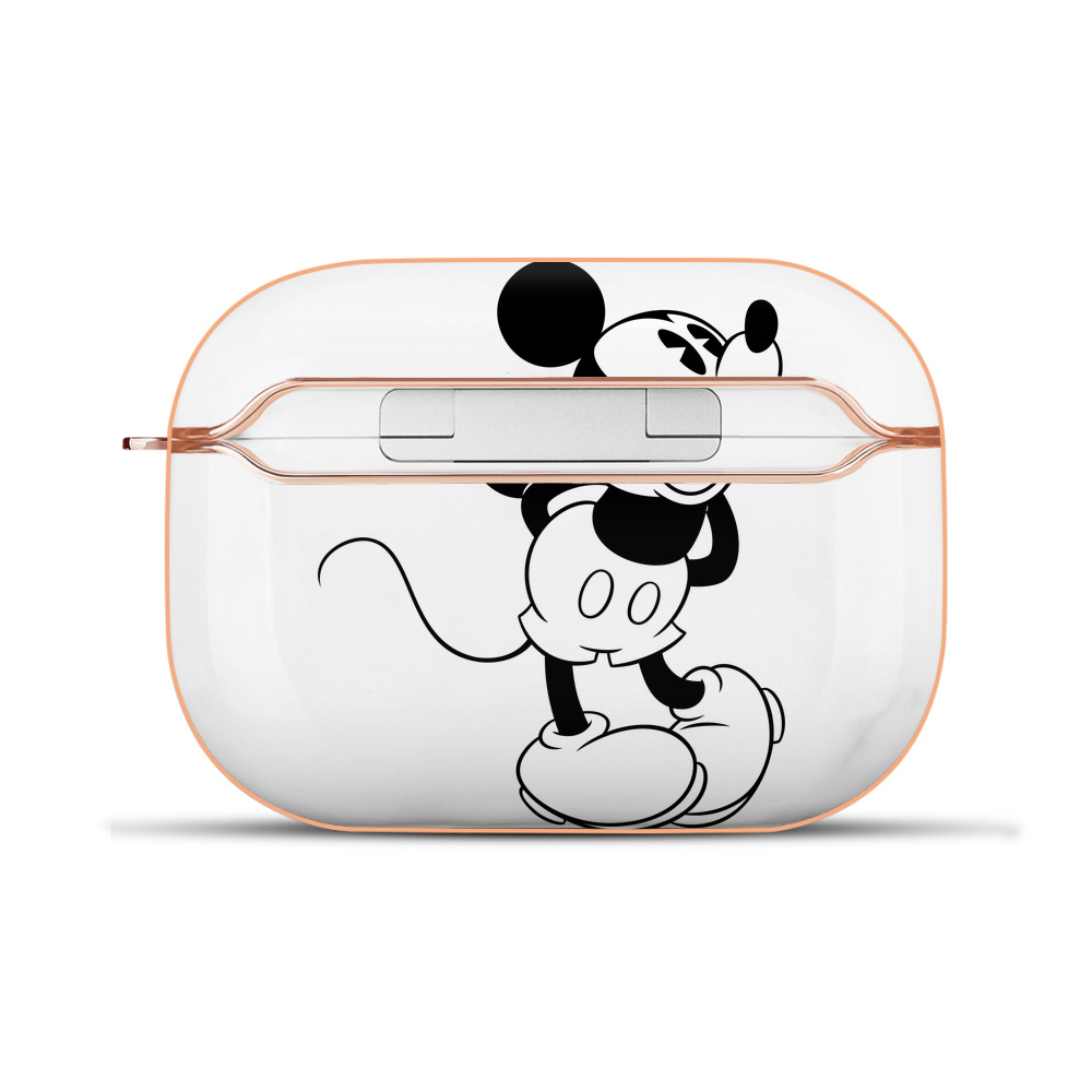 （画像用） ミッキーマウス Mickey Mouse 【AirPods Pro用】ハードシェル保護ケース｜耐衝撃・防指紋・カラビナ付き商品仕様