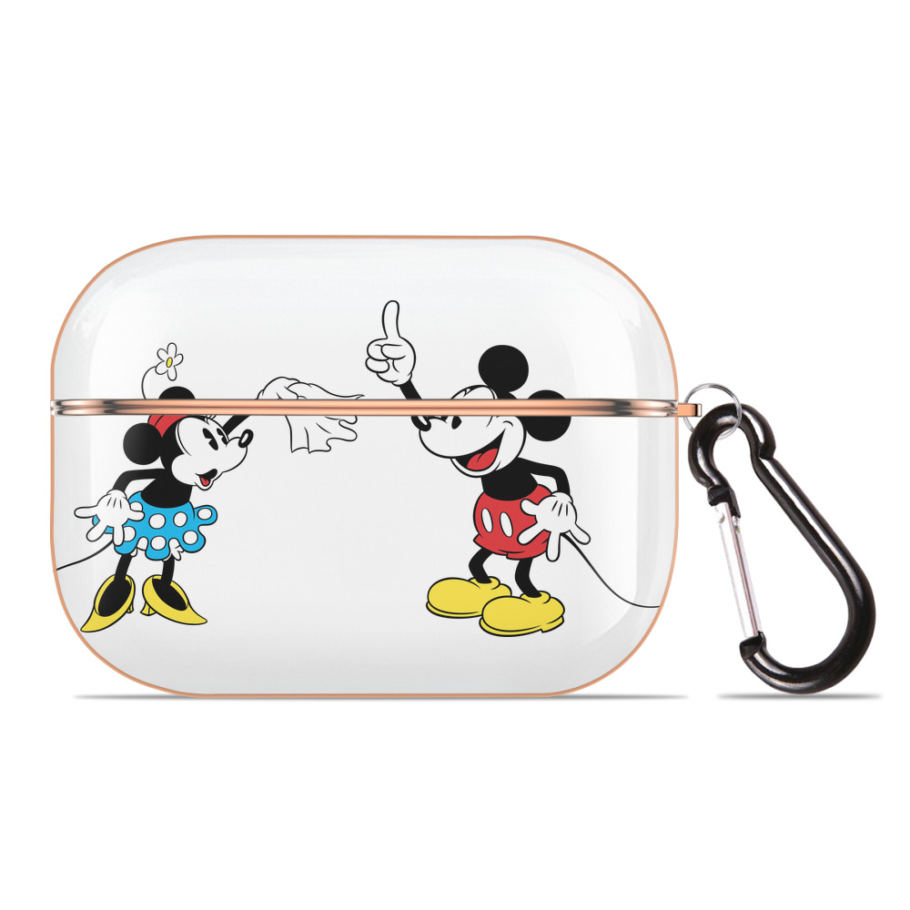 （画像用） ミッキーマウス Mickey Mouse 【AirPods Pro用】ハードシェル保護ケース｜耐衝撃・防指紋・カラビナ付き商品仕様