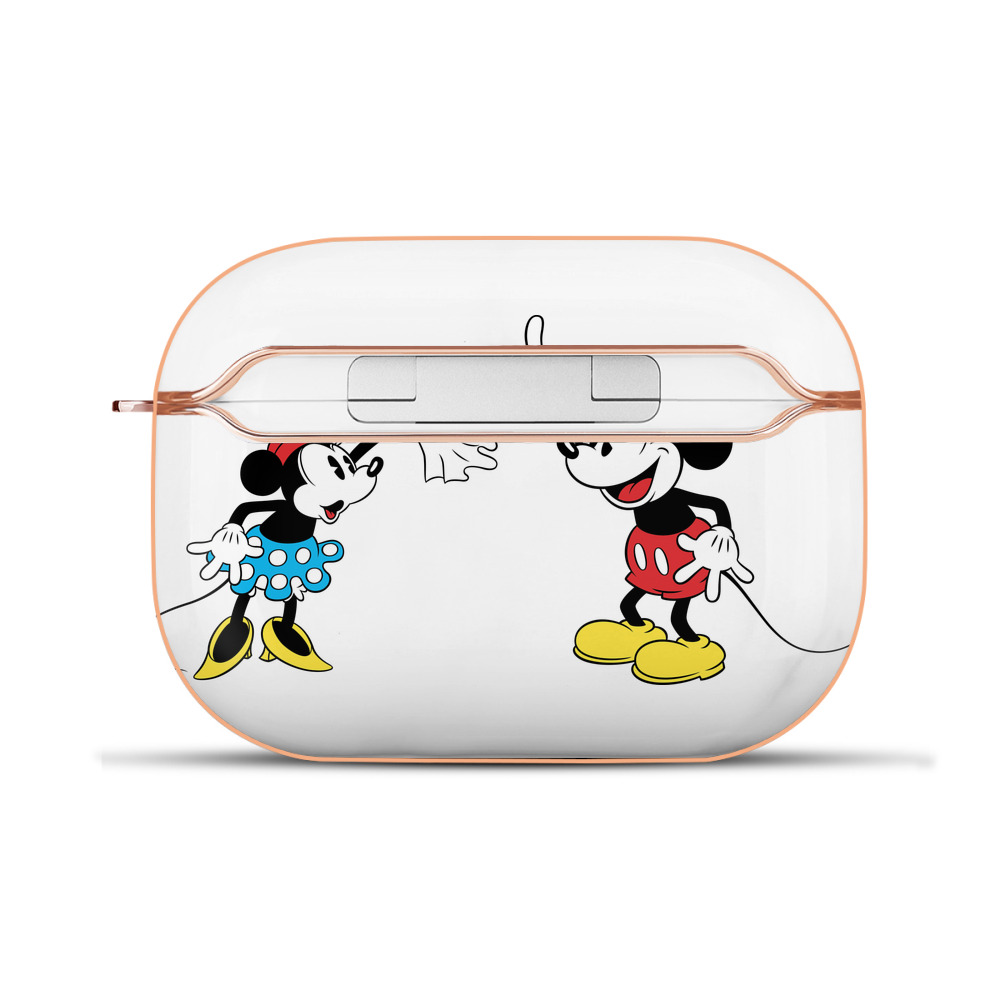 （画像用） ミッキーマウス Mickey Mouse 【AirPods Pro用】ハードシェル保護ケース｜耐衝撃・防指紋・カラビナ付き商品仕様