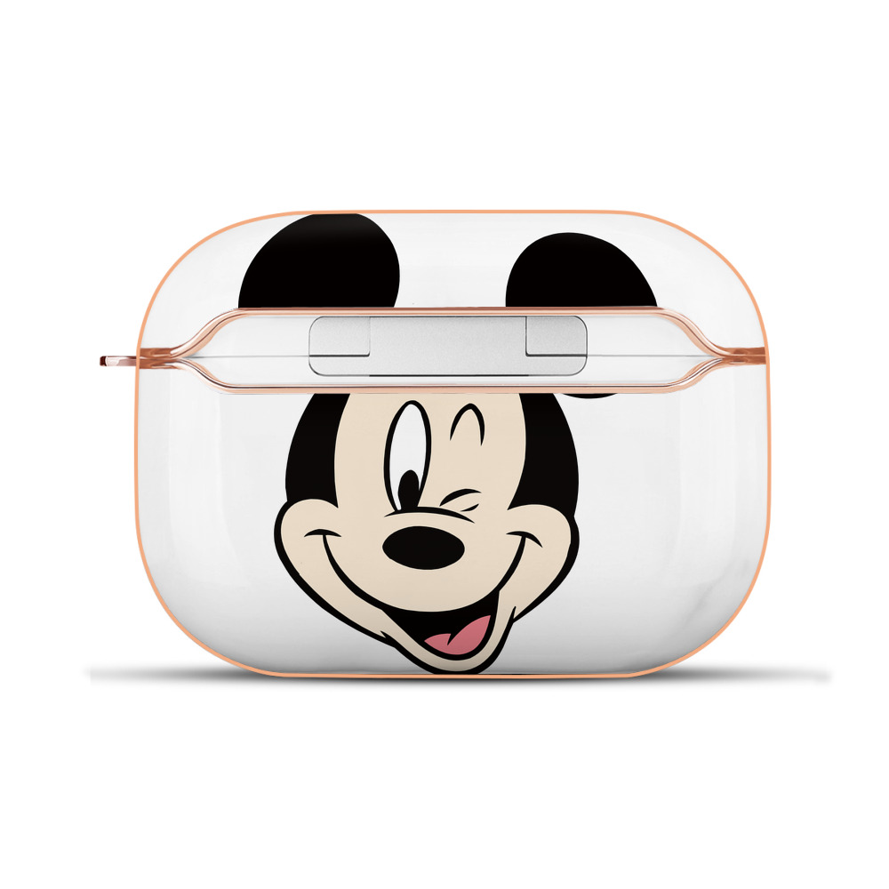 （画像用） ミッキーマウス Mickey Mouse 【AirPods Pro用】ハードシェル保護ケース｜耐衝撃・防指紋・カラビナ付き商品仕様