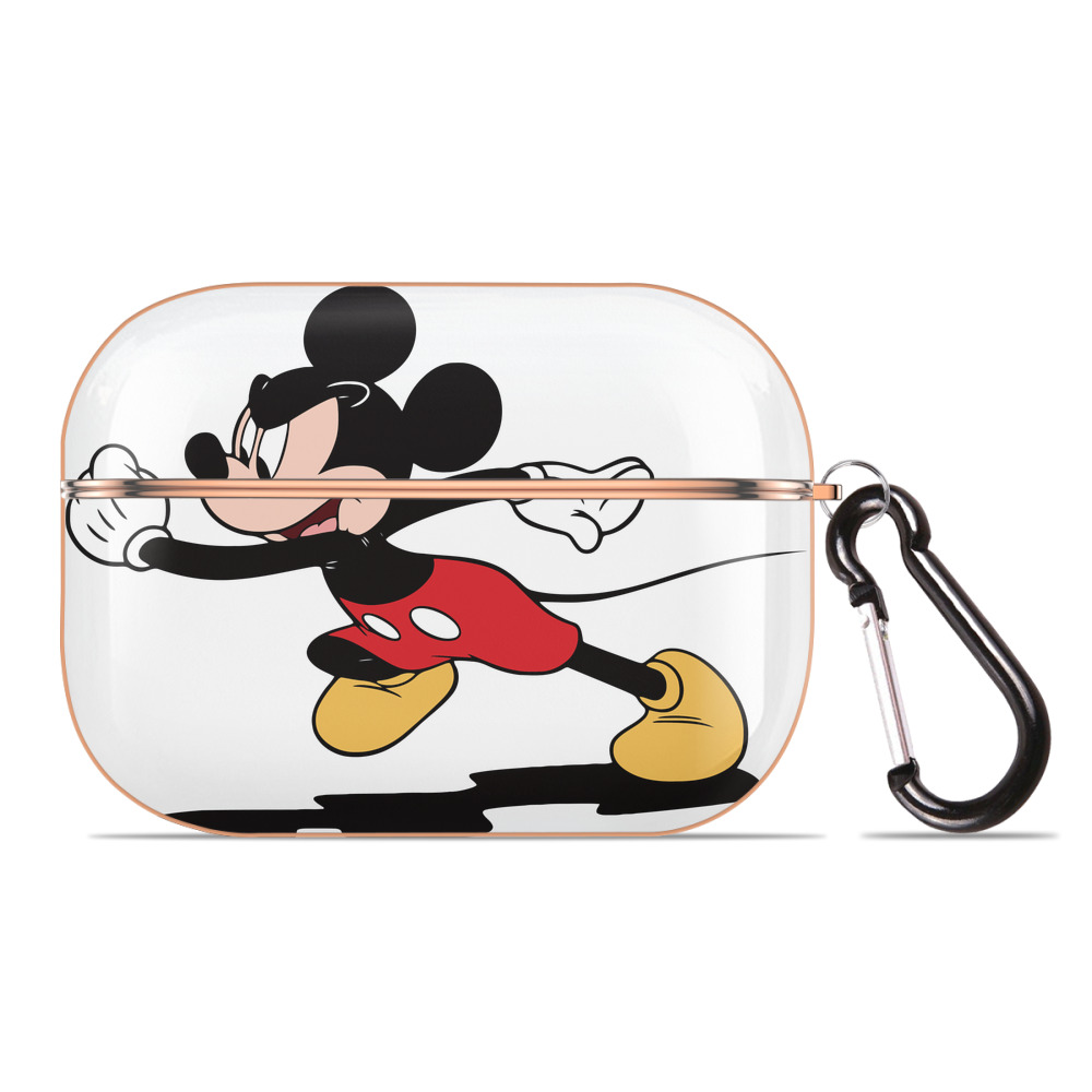 （画像用） ミッキーマウス Mickey Mouse 【AirPods Pro用】ハードシェル保護ケース｜耐衝撃・防指紋・カラビナ付き商品仕様