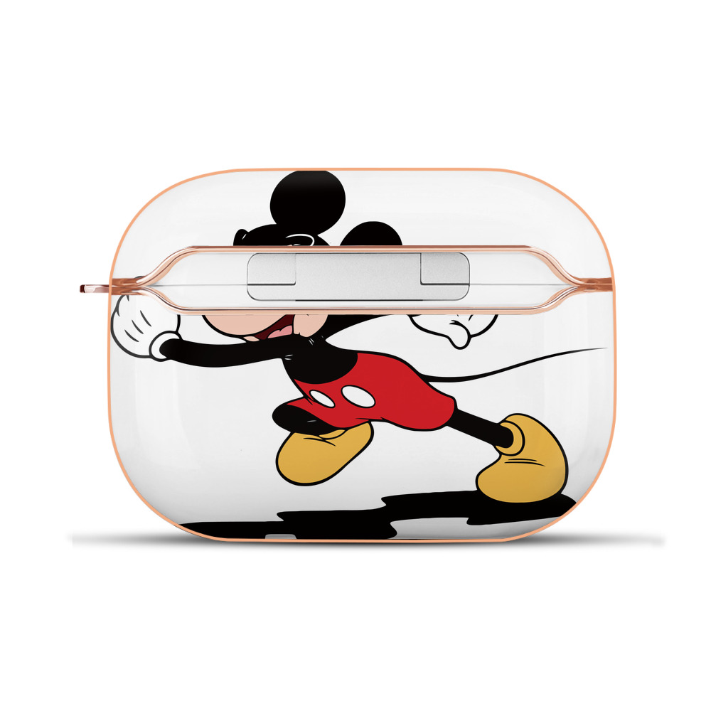 （画像用） ミッキーマウス Mickey Mouse 【AirPods Pro用】ハードシェル保護ケース｜耐衝撃・防指紋・カラビナ付き商品仕様
