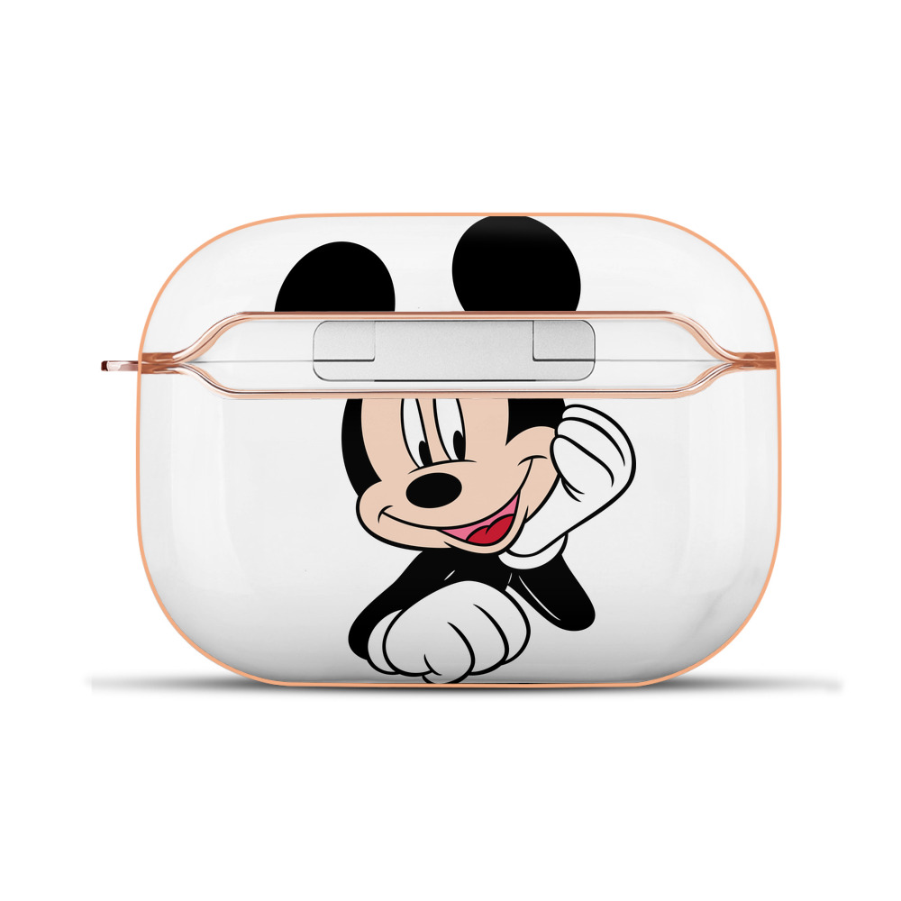 （画像用） ミッキーマウス Mickey Mouse 【AirPods Pro用】ハードシェル保護ケース｜耐衝撃・防指紋・カラビナ付き商品仕様