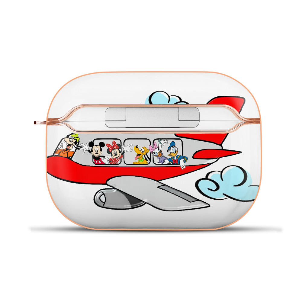 （画像用） ミッキーマウス Mickey Mouse 【AirPods Pro用】ハードシェル保護ケース｜耐衝撃・防指紋・カラビナ付き商品仕様