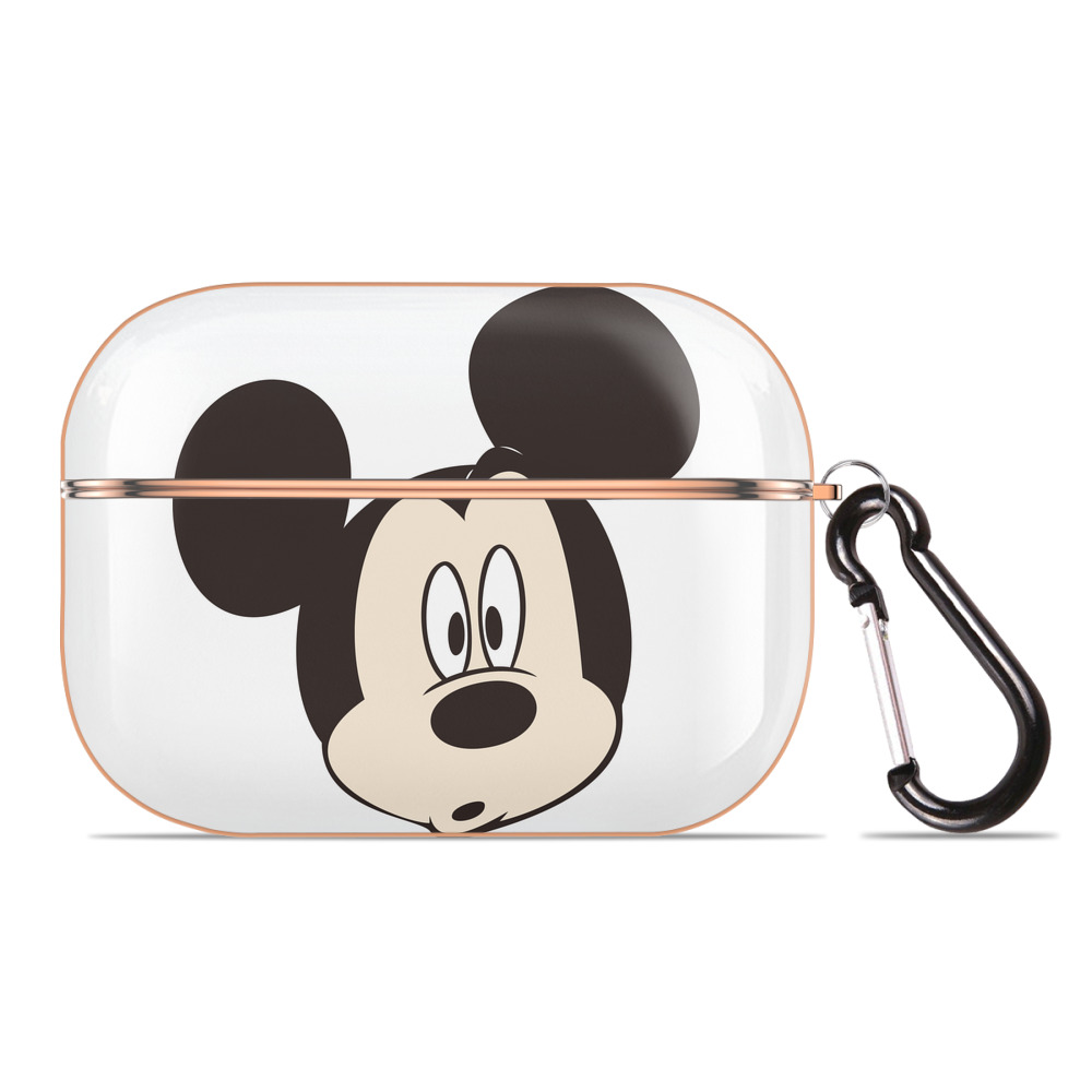 （画像用） ミッキーマウス Mickey Mouse 【AirPods Pro用】ハードシェル保護ケース｜耐衝撃・防指紋・カラビナ付き商品仕様