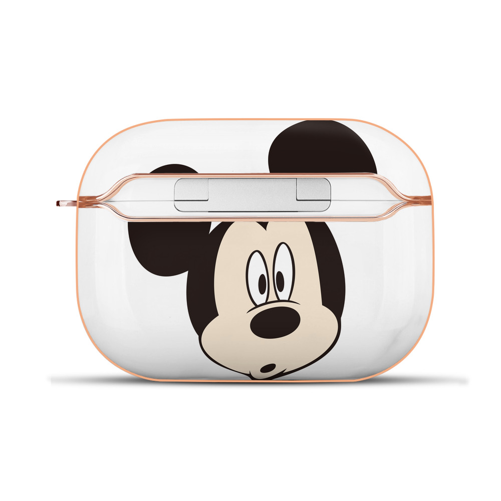 （画像用） ミッキーマウス Mickey Mouse 【AirPods Pro用】ハードシェル保護ケース｜耐衝撃・防指紋・カラビナ付き商品仕様