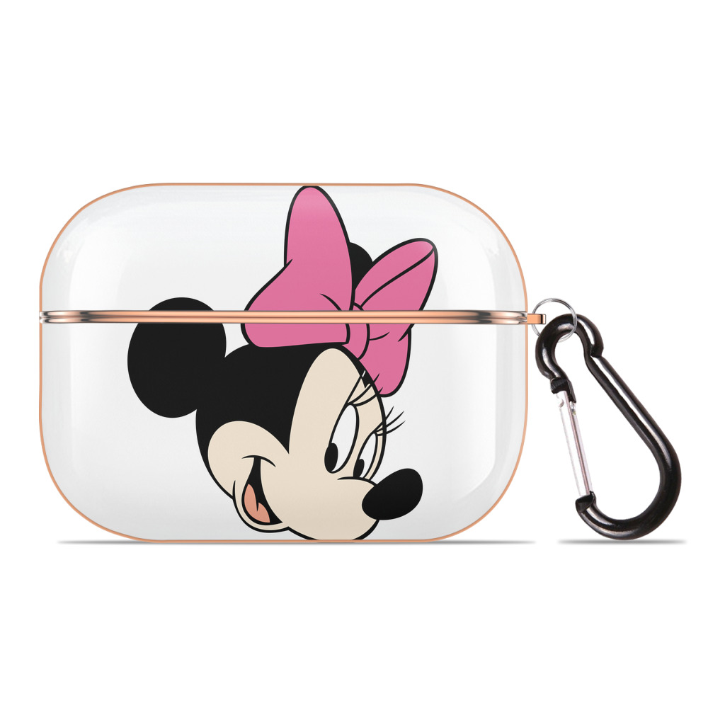 （画像用） ミッキーマウス Mickey Mouse 【AirPods Pro用】ハードシェル保護ケース｜耐衝撃・防指紋・カラビナ付き商品仕様