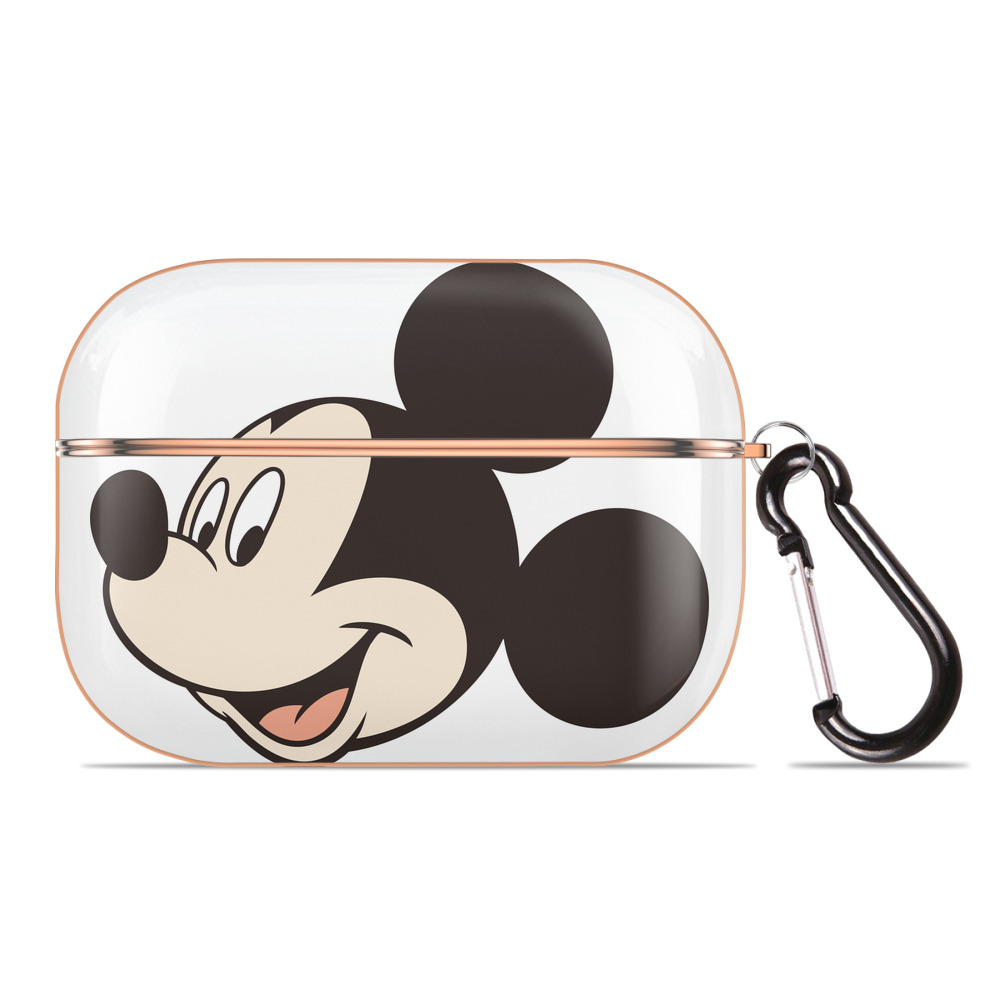（画像用） ミッキーマウス Mickey Mouse 【AirPods Pro用】ハードシェル保護ケース｜耐衝撃・防指紋・カラビナ付き商品仕様
