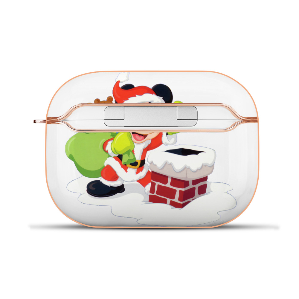 （画像用） ミッキーマウス Mickey Mouse 【AirPods Pro用】ハードシェル保護ケース｜耐衝撃・防指紋・カラビナ付き商品仕様