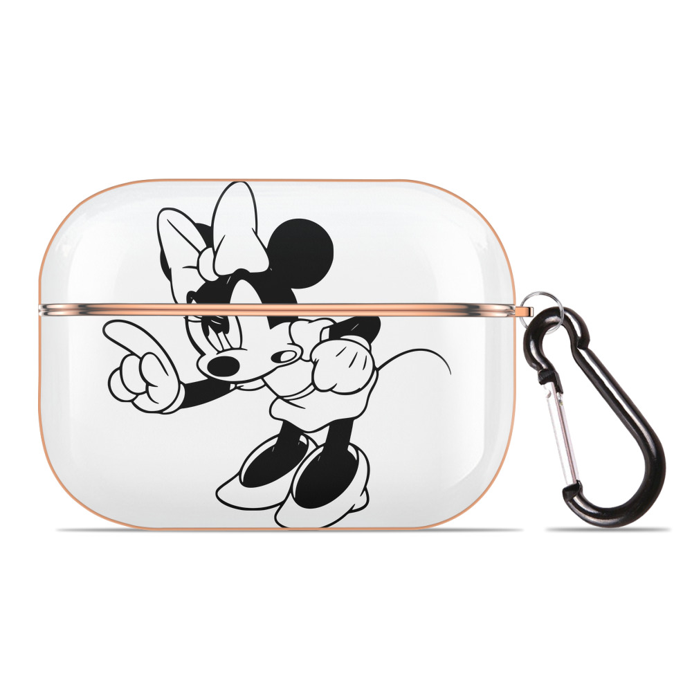 （画像用） ミッキーマウス Mickey Mouse 【AirPods Pro用】ハードシェル保護ケース｜耐衝撃・防指紋・カラビナ付き商品仕様