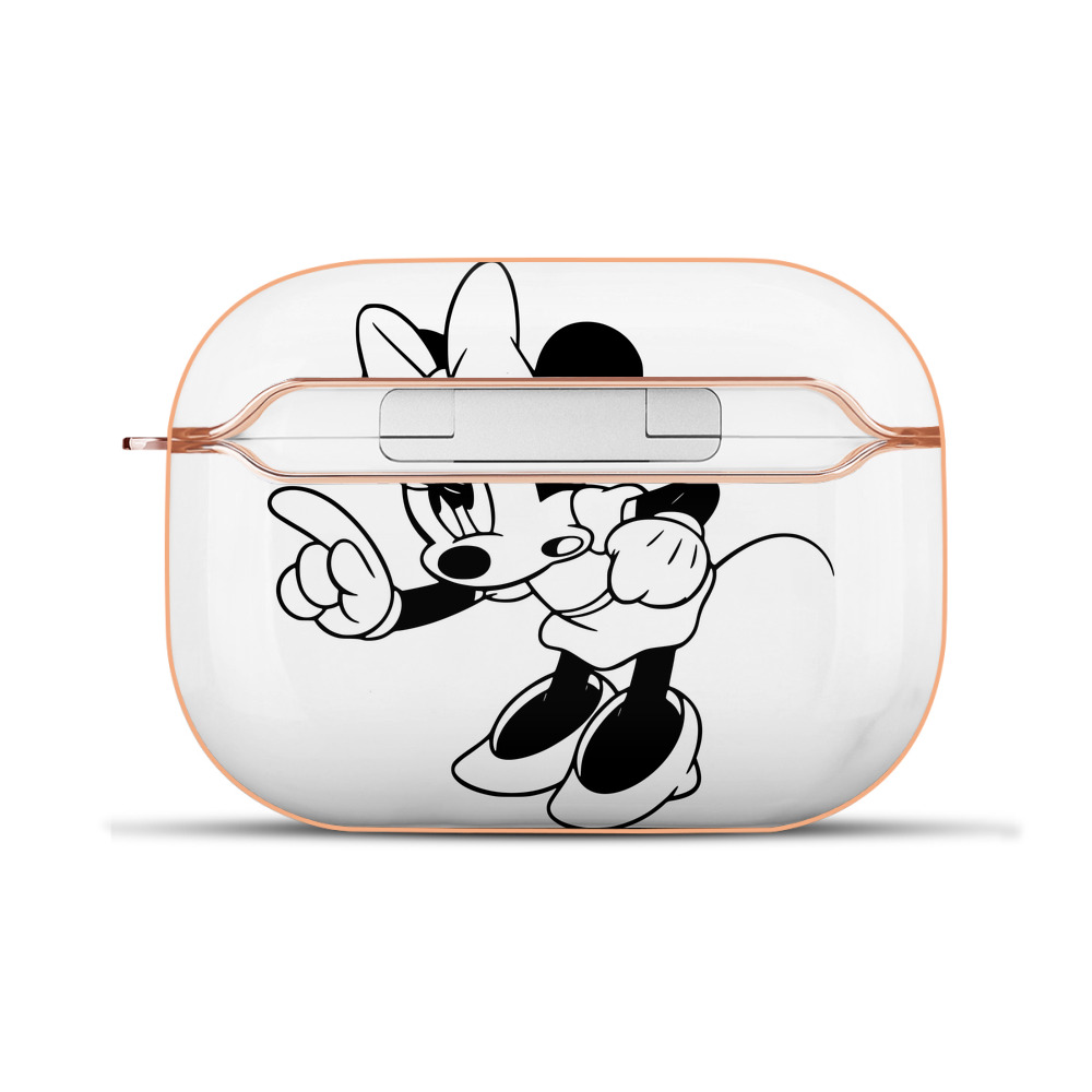 （画像用） ミッキーマウス Mickey Mouse 【AirPods Pro用】ハードシェル保護ケース｜耐衝撃・防指紋・カラビナ付き商品仕様