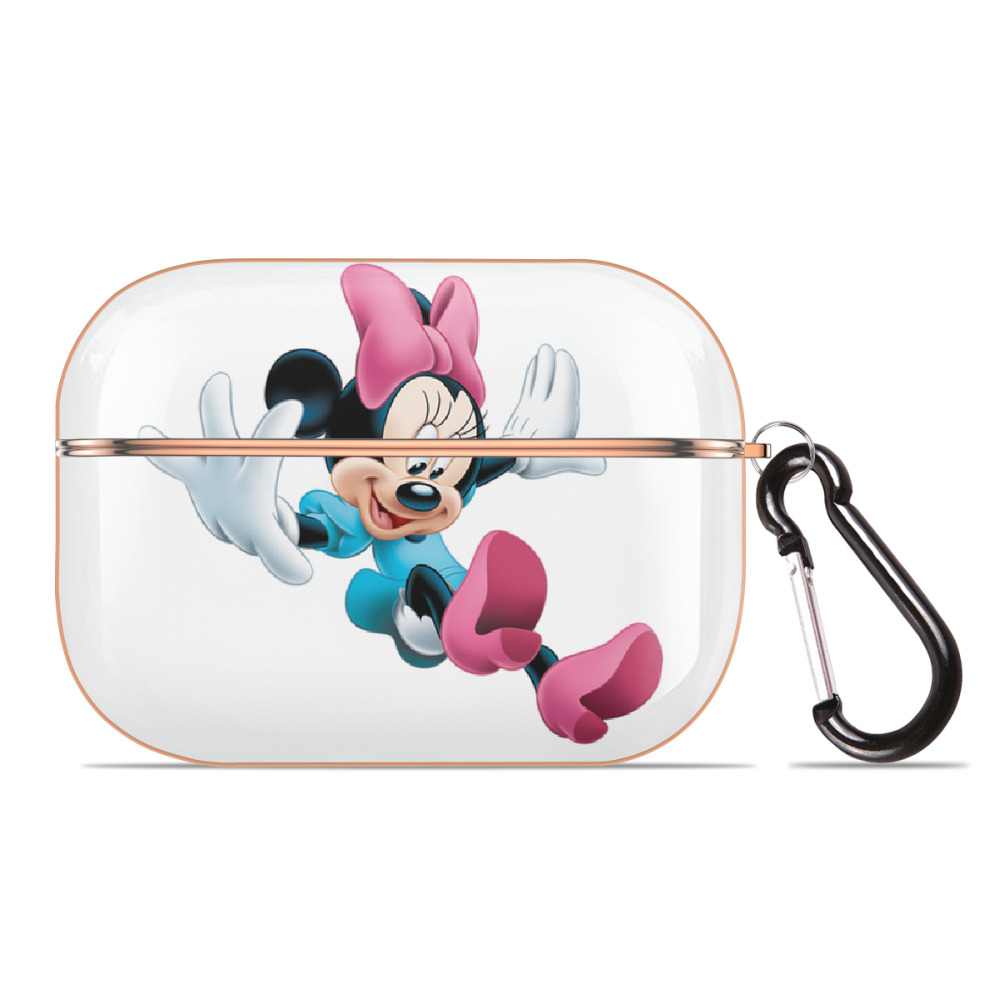 （画像用） ミッキーマウス Mickey Mouse 【AirPods Pro用】ハードシェル保護ケース｜耐衝撃・防指紋・カラビナ付き商品仕様