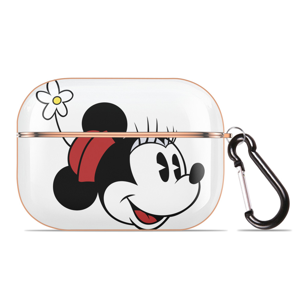（画像用） ミッキーマウス Mickey Mouse 【AirPods Pro用】ハードシェル保護ケース｜耐衝撃・防指紋・カラビナ付き商品仕様