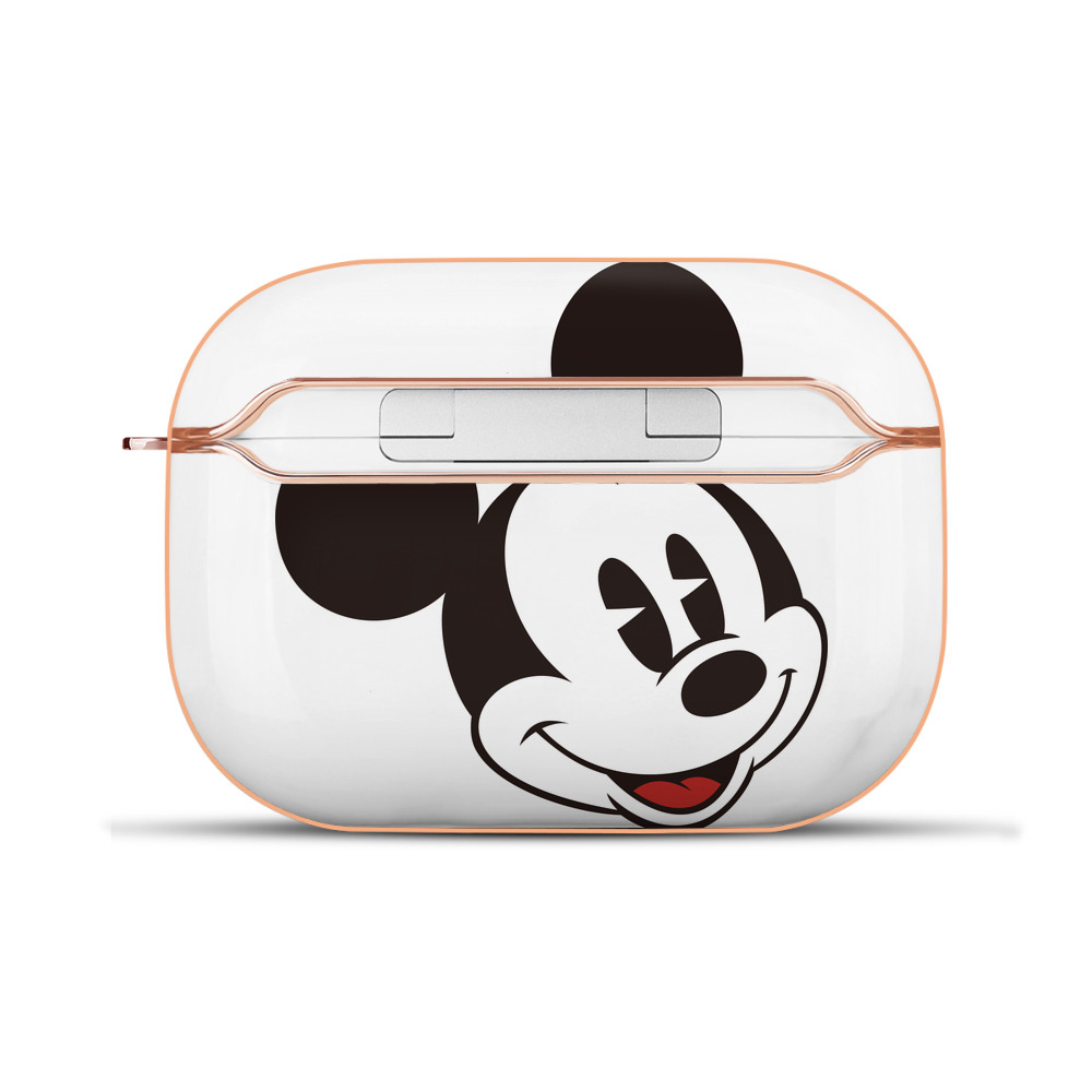 （画像用） ミッキーマウス Mickey Mouse 【AirPods Pro用】ハードシェル保護ケース｜耐衝撃・防指紋・カラビナ付き商品仕様