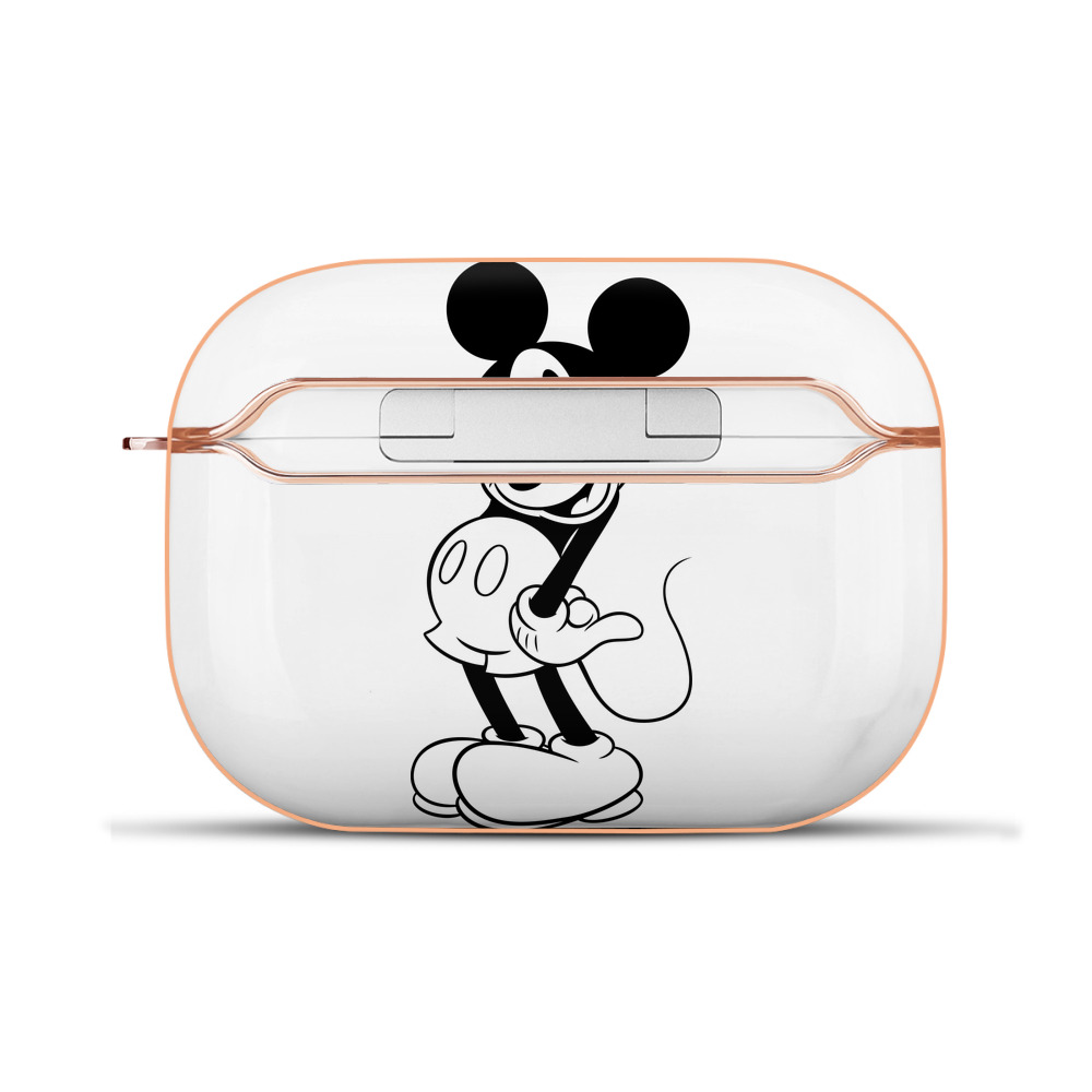 （画像用） ミッキーマウス Mickey Mouse 【AirPods Pro用】ハードシェル保護ケース｜耐衝撃・防指紋・カラビナ付き商品仕様