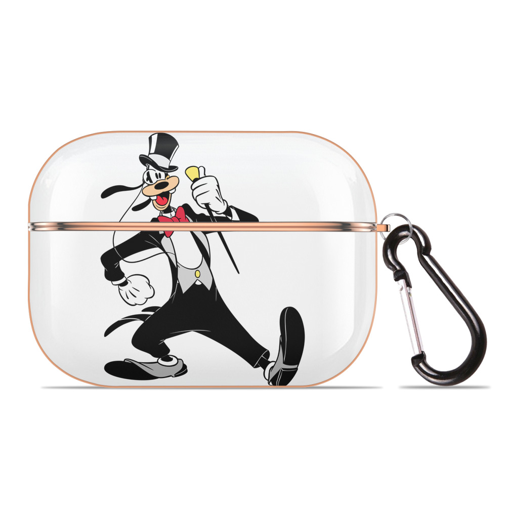 （画像用） ミッキーマウス Mickey Mouse 【AirPods Pro用】ハードシェル保護ケース｜耐衝撃・防指紋・カラビナ付き商品仕様