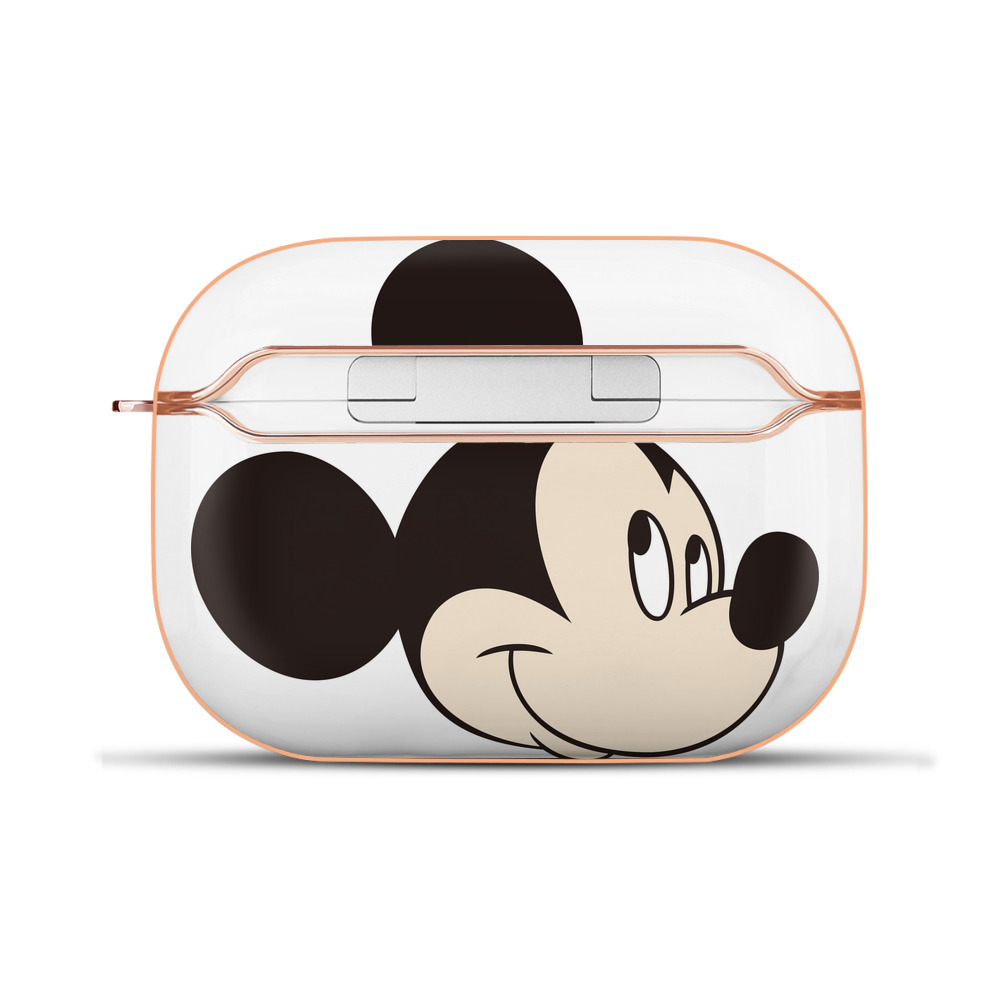 （画像用） ミッキーマウス Mickey Mouse 【AirPods Pro用】ハードシェル保護ケース｜耐衝撃・防指紋・カラビナ付き商品仕様