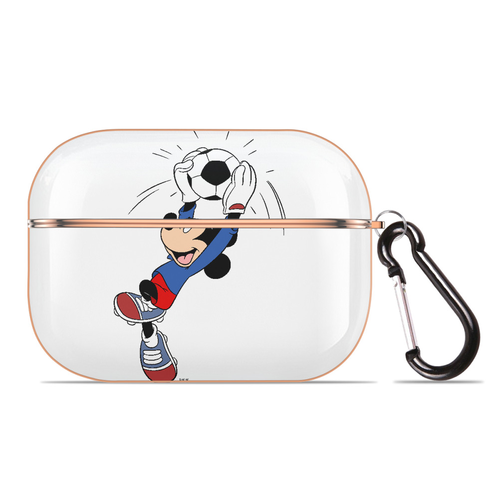 （画像用） ミッキーマウス Mickey Mouse 【AirPods Pro用】ハードシェル保護ケース｜耐衝撃・防指紋・カラビナ付き商品仕様
