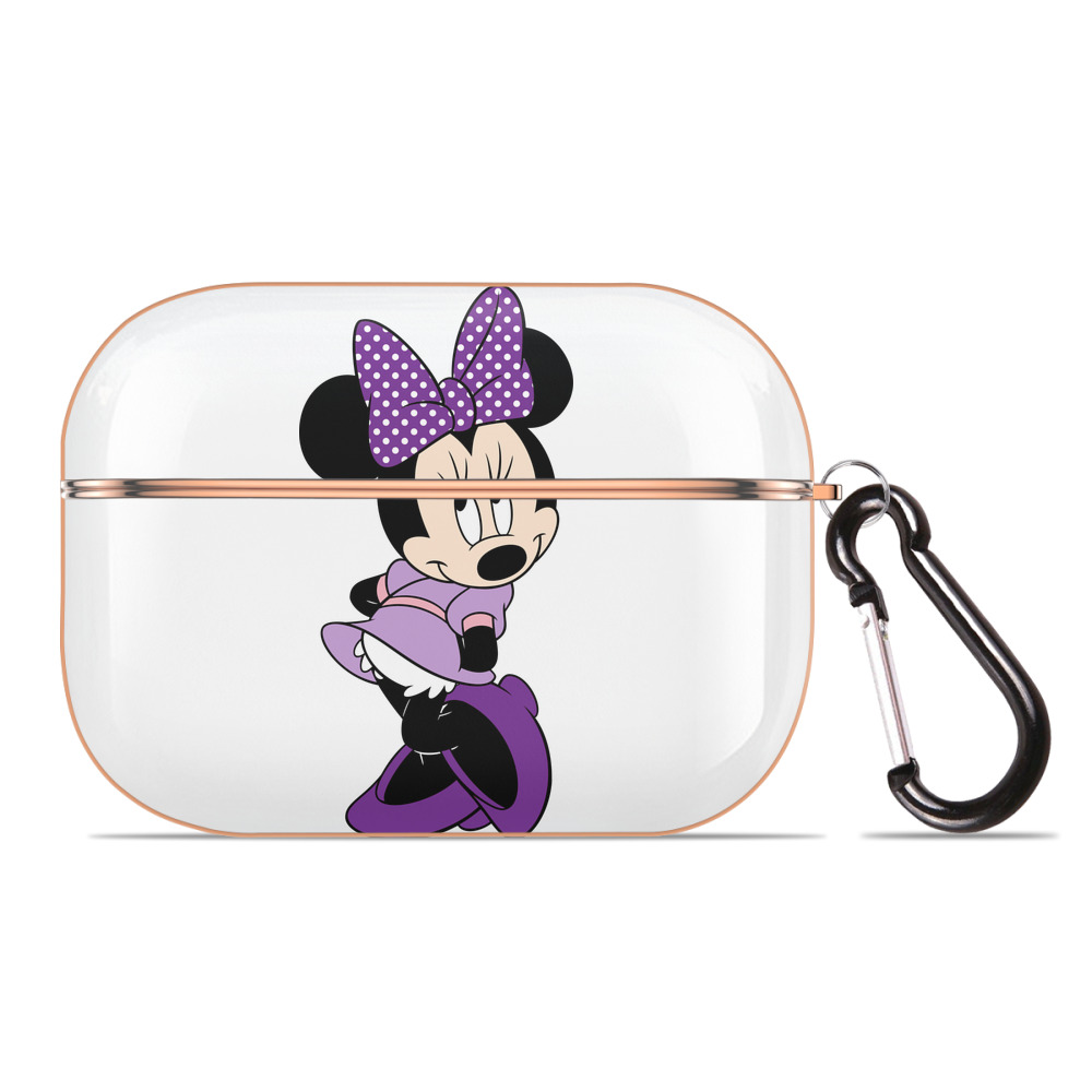 （画像用） ミッキーマウス Mickey Mouse 【AirPods Pro用】ハードシェル保護ケース｜耐衝撃・防指紋・カラビナ付き商品仕様