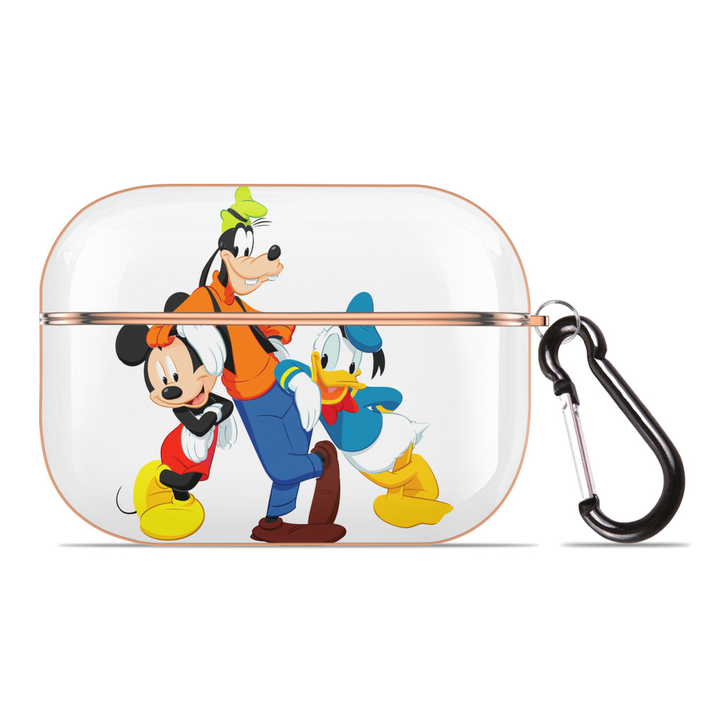 （画像用） ミッキーマウス Mickey Mouse 【AirPods Pro用】ハードシェル保護ケース｜耐衝撃・防指紋・カラビナ付き商品仕様