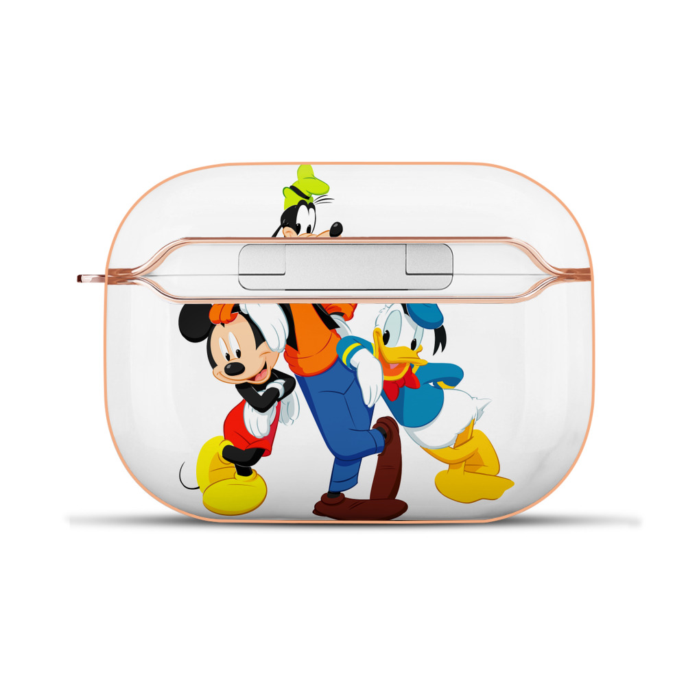 （画像用） ミッキーマウス Mickey Mouse 【AirPods Pro用】ハードシェル保護ケース｜耐衝撃・防指紋・カラビナ付き商品仕様