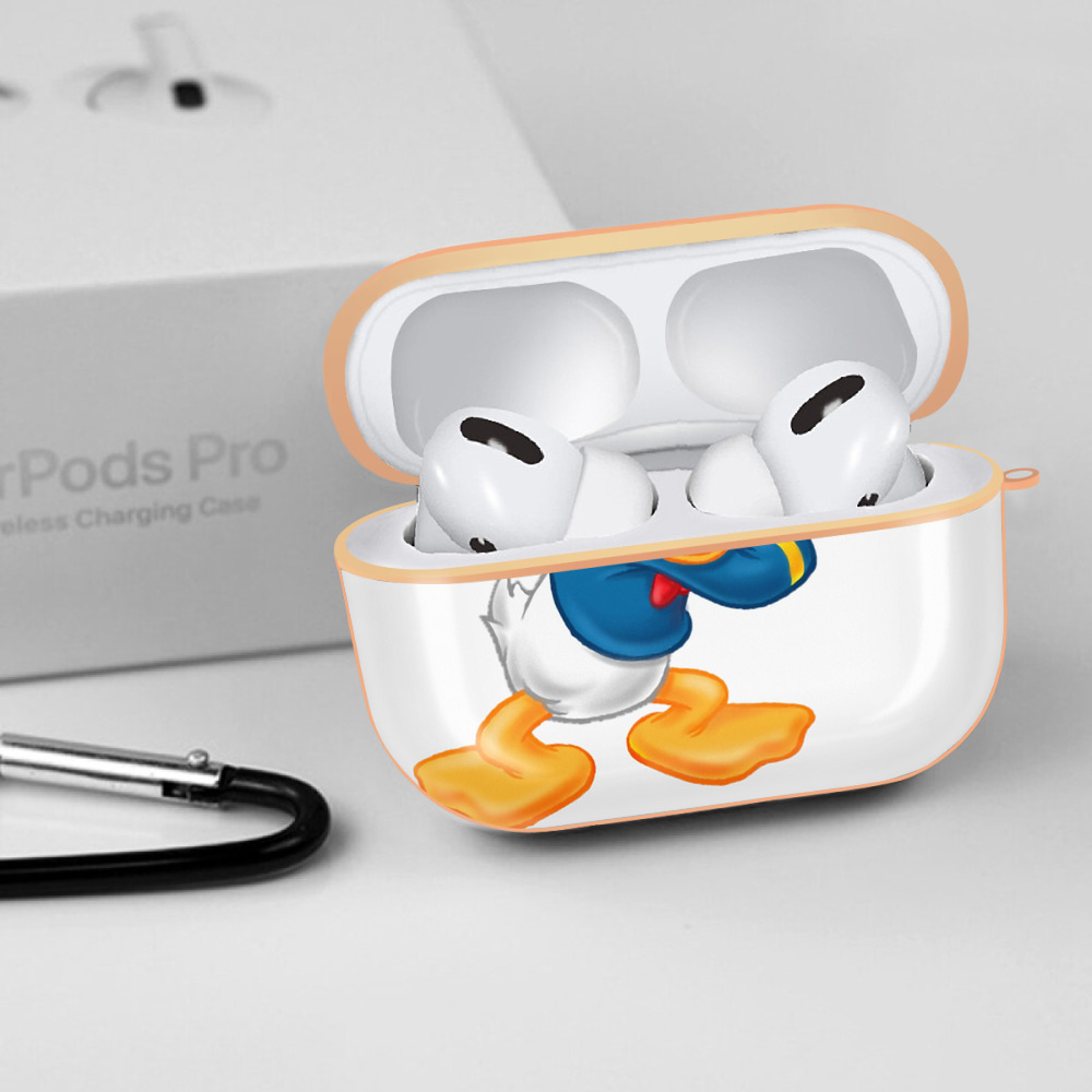 ミッキーマウス Mickey Mouse 【AirPods Pro用】ハードシェル保護ケース｜耐衝撃・防指紋・カラビナ付き商品仕様