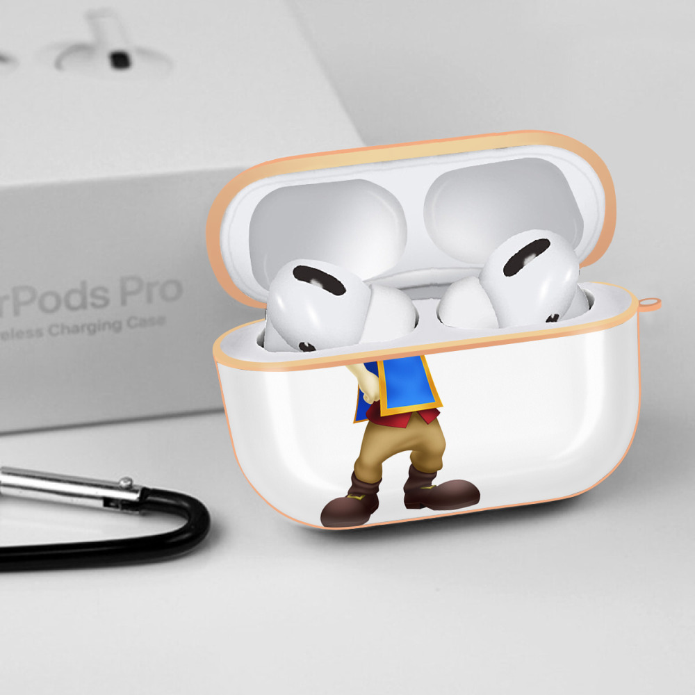ミッキーマウス Mickey Mouse 【AirPods Pro用】ハードシェル保護ケース｜耐衝撃・防指紋・カラビナ付き商品仕様