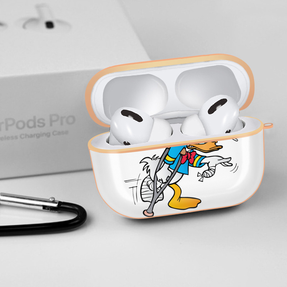 ミッキーマウス Mickey Mouse 【AirPods Pro用】ハードシェル保護ケース｜耐衝撃・防指紋・カラビナ付き商品仕様