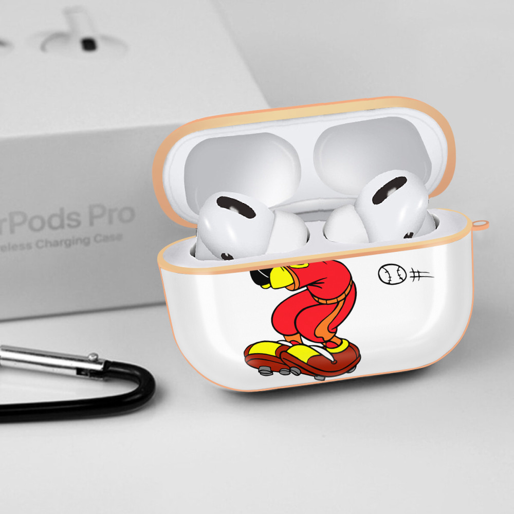 ミッキーマウス Mickey Mouse 【AirPods Pro用】ハードシェル保護ケース｜耐衝撃・防指紋・カラビナ付き商品仕様