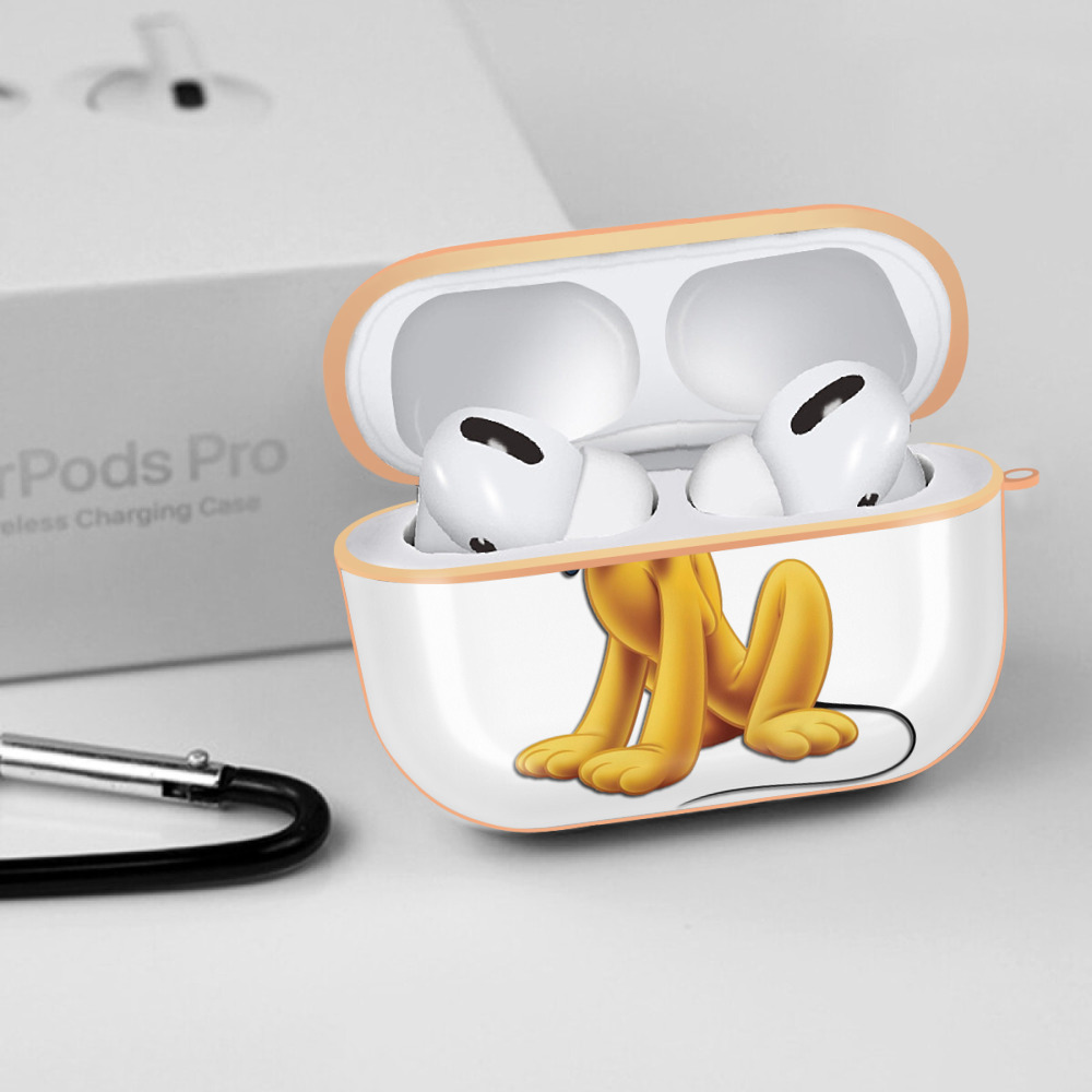 ミッキーマウス Mickey Mouse 【AirPods Pro用】ハードシェル保護ケース｜耐衝撃・防指紋・カラビナ付き商品仕様