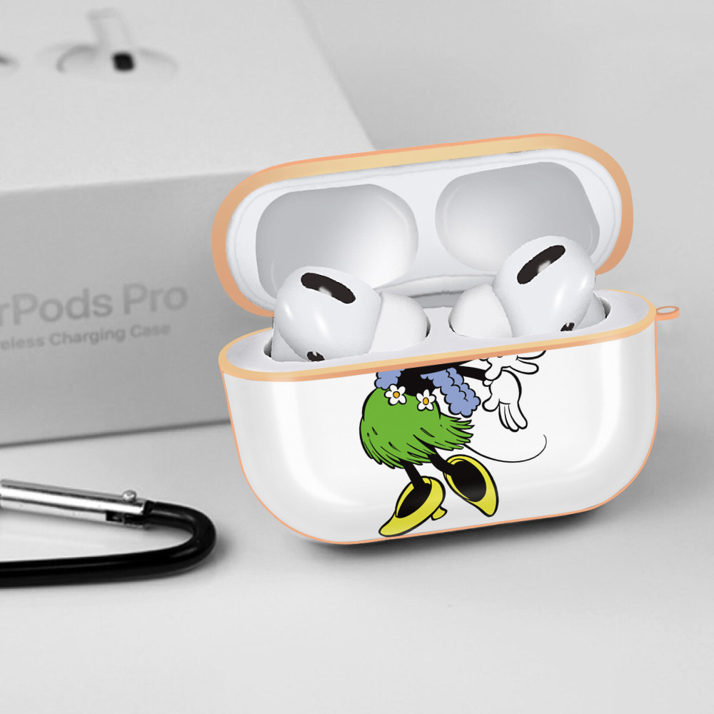 ミッキーマウス Mickey Mouse 【AirPods Pro用】ハードシェル保護ケース｜耐衝撃・防指紋・カラビナ付き商品仕様