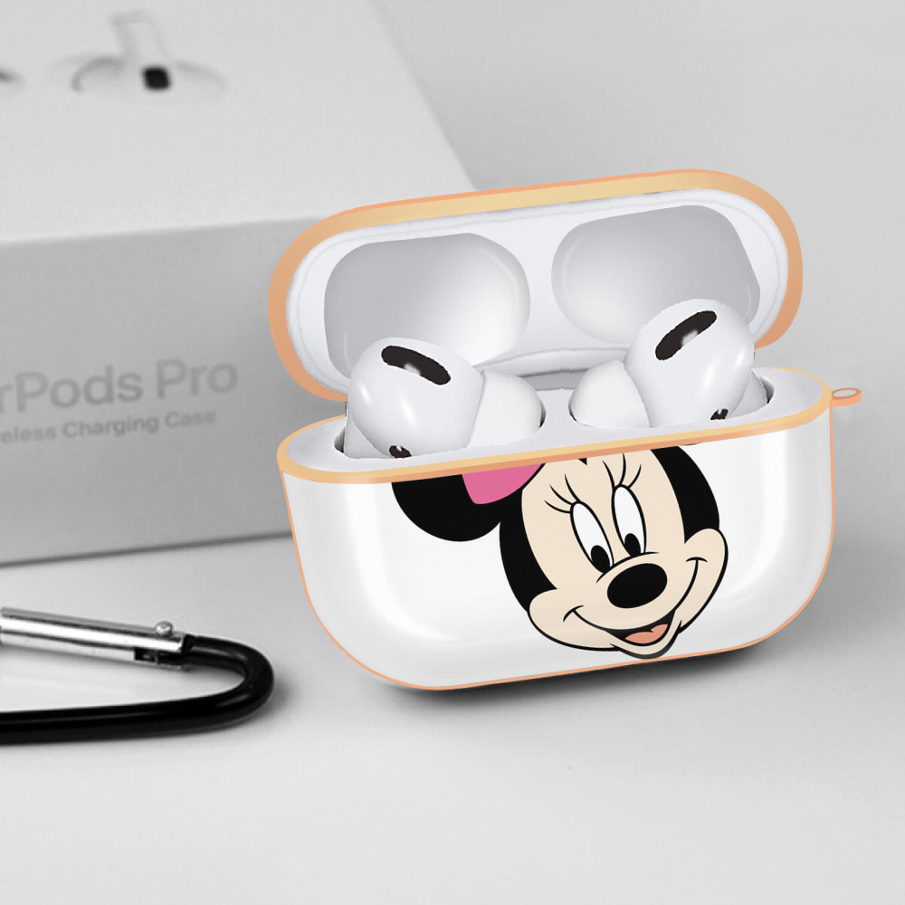 ミッキーマウス Mickey Mouse 【AirPods Pro用】ハードシェル保護ケース｜耐衝撃・防指紋・カラビナ付き商品仕様