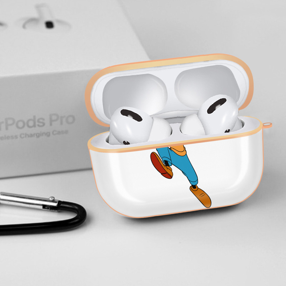 ミッキーマウス Mickey Mouse 【AirPods Pro用】ハードシェル保護ケース｜耐衝撃・防指紋・カラビナ付き商品仕様