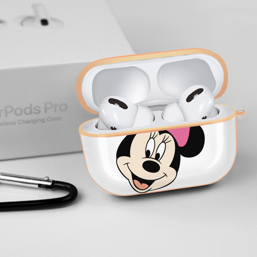 ミッキーマウス Mickey Mouse 【AirPods Pro用】ハードシェル保護ケース｜耐衝撃・防指紋・カラビナ付き商品仕様